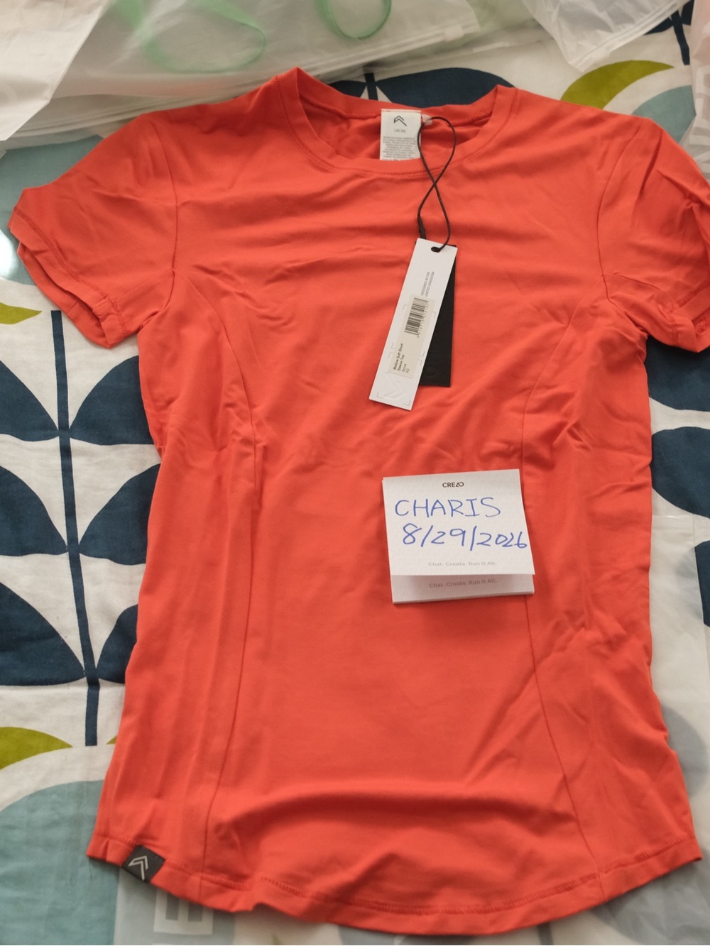 ONER Active Spice Mellow Soft Short Sleeve Tee NWT XS